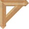 Ekena Millwork Traditional Arts & Crafts Rough Sawn Bracket, Western Red Cedar, 6"W x 30"D x 30"H BKT06X30X30TRA03RWR - alternate 3